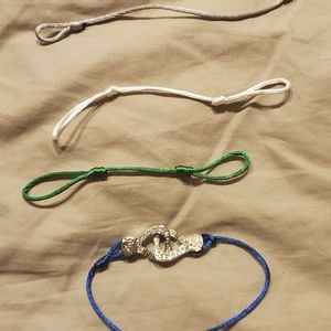 Interlocking heart bracelet